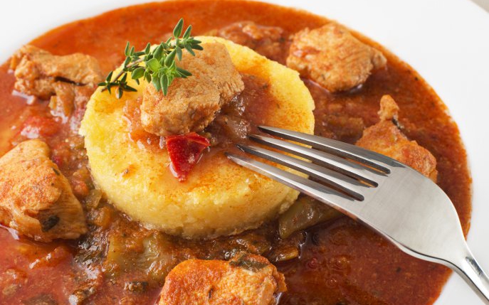 Tochitură pui/porc-300gr