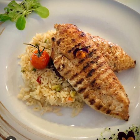 Piept de pui grill cu orez /300gr