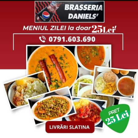 MENIUL ZILEI-25 Lei/ in limita stocului disponibil