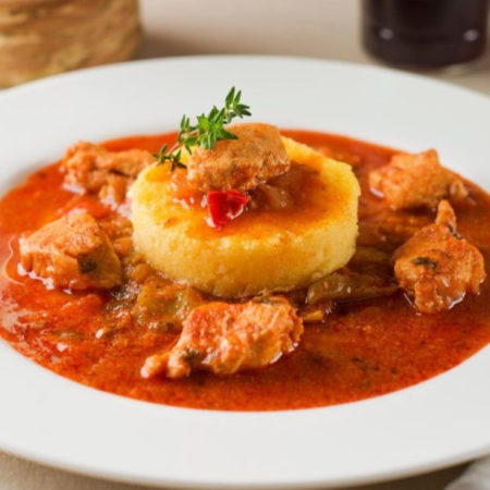 Ostropel cu porc/mamaliguta-300gr